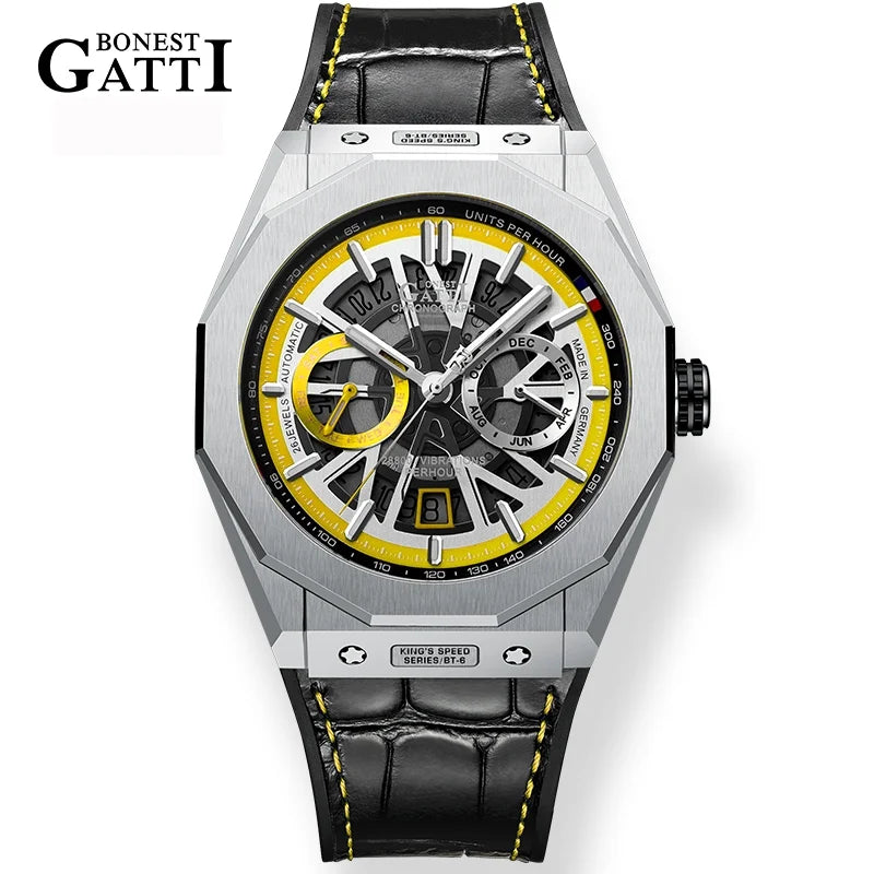 Men Automatic Watch Mechanical Self Wind Watch Luxury Brand Wristwatches Mens Automatic Watch