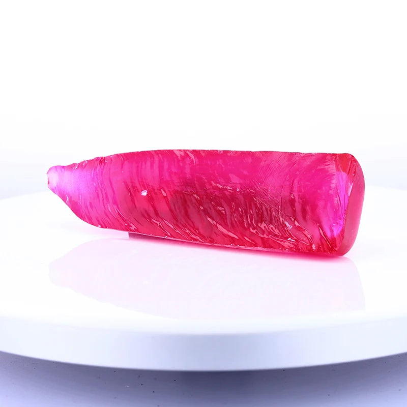 Wholesale Red Corundum Material Ruby Rough Synthetic Gemstone - Red Synthetic Ruby 5# & 8#