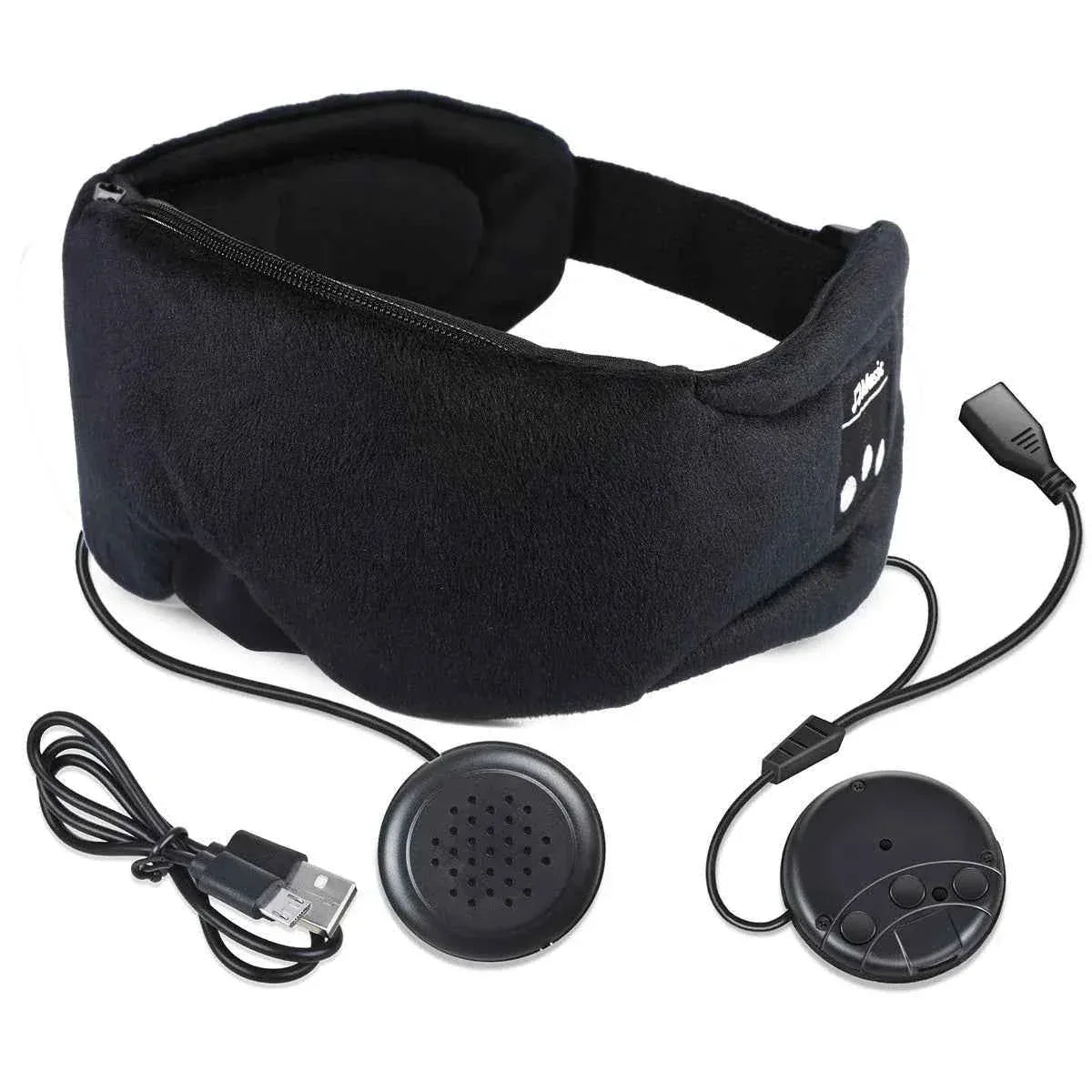 Bluetooth Sleep Headphones Eye Mask - Wireless Soft Memory Foam SK-26 My Store