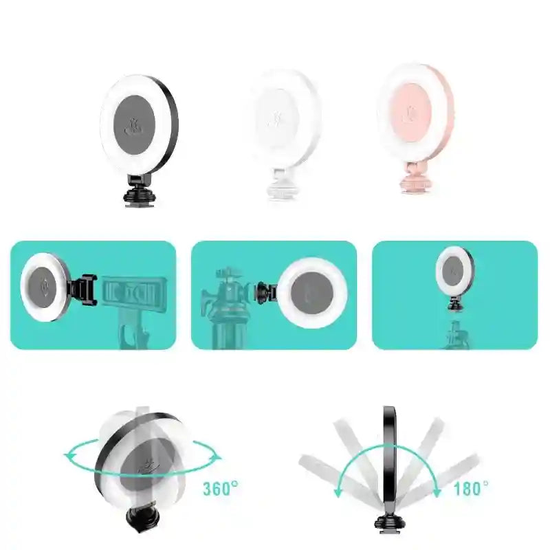 Portable Selfie Light with Adjustable Color Temperature | Tidesmit Tidesmit