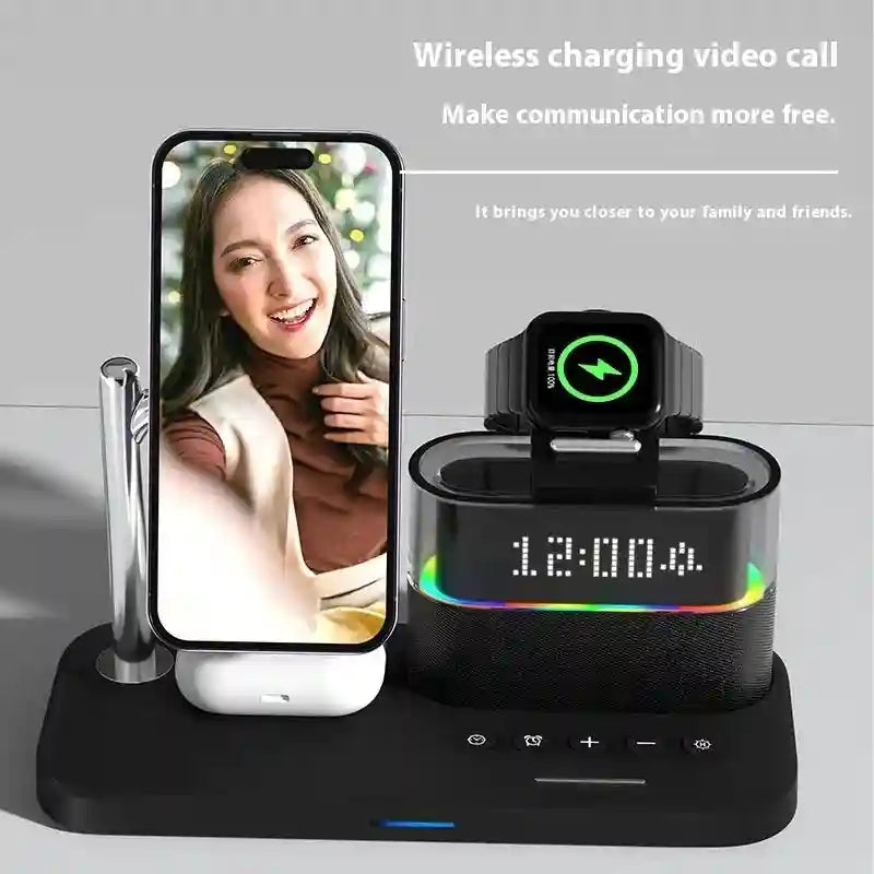 3-in-1 Wireless Charger Station - Qi Certified MagSafe Compatible Tidesmit