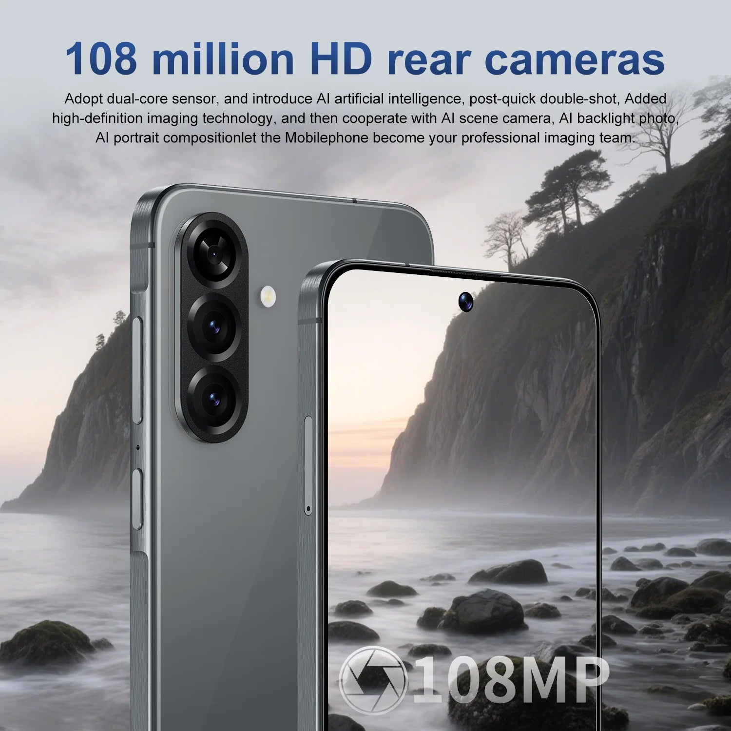 Tidesmit 5G Android Smartphone: 16GB RAM, 1TB Storage, Dual SIM Tidesmit