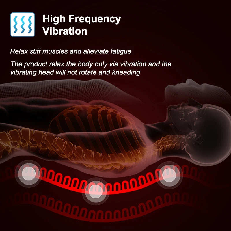 Electric Back Massager Cushion with Heat for Deep Tissue Muscle Relief Massage Cushion Tidesmit