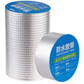 Silver waterproof roof flashing tape rolls with blue label