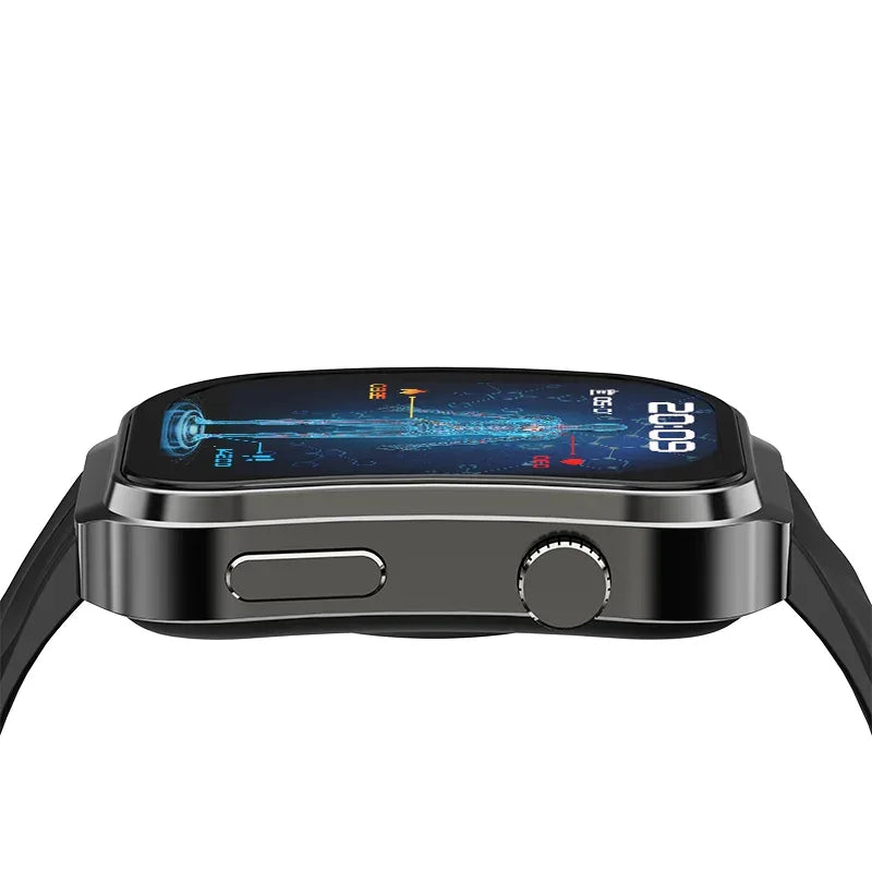 U13 Smartwatch with Body Temperature and Bluetooth Calling - Black Gold My Store