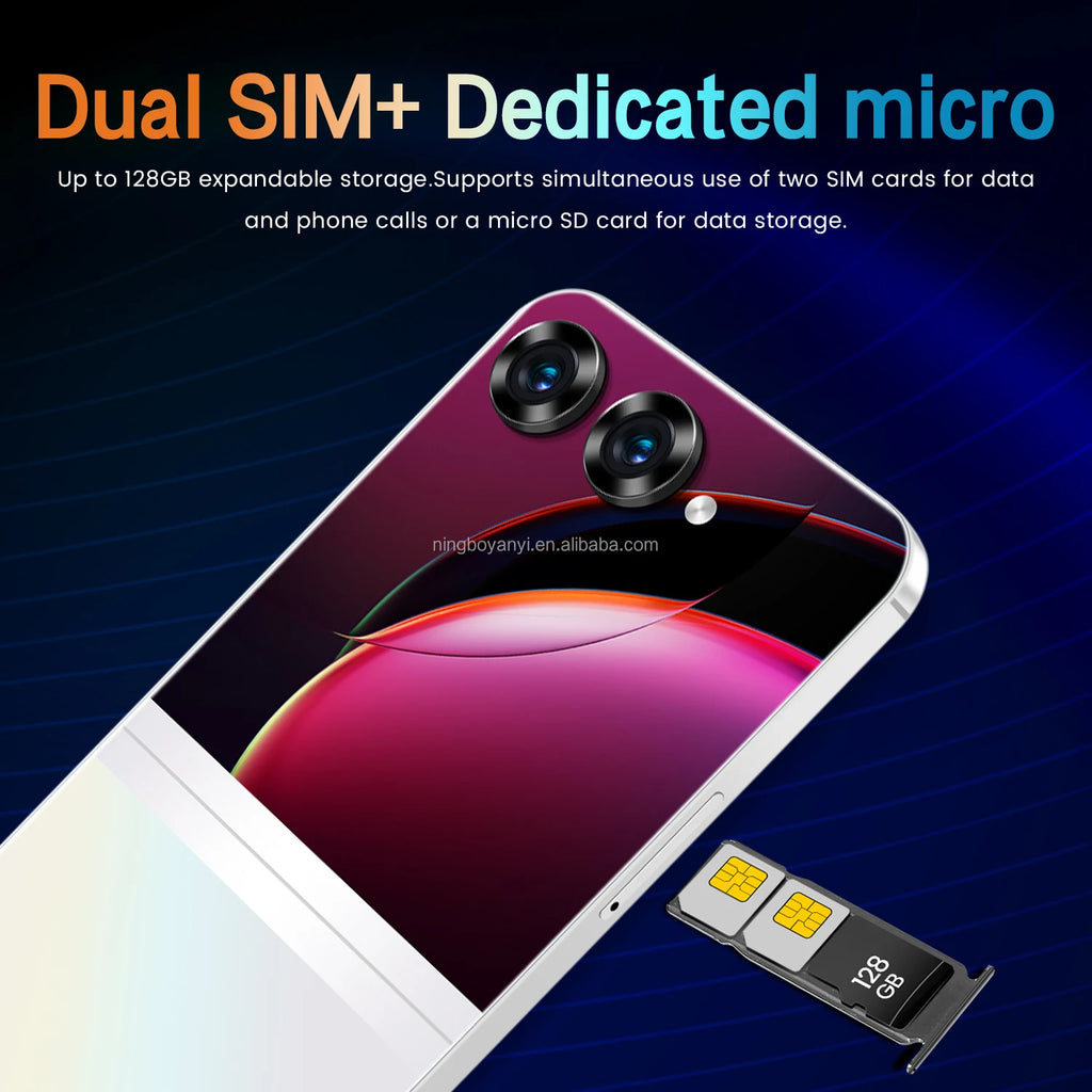2024 Hot Style S25 Android 13.0 Smartphone Ultra Dual Sim Card 7.3 Inch 4K Screen Resolution Cheap Mobile Phones Smart Phone