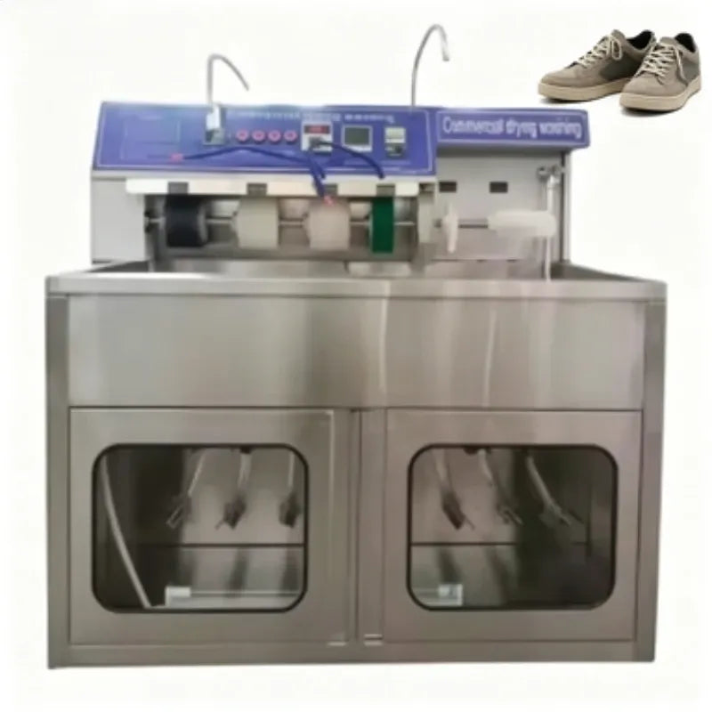 Professional Electric All-in-One Shoe Washing Drying Machine Self-Cleaning for Commercial Use Stainless Steel Material Factory