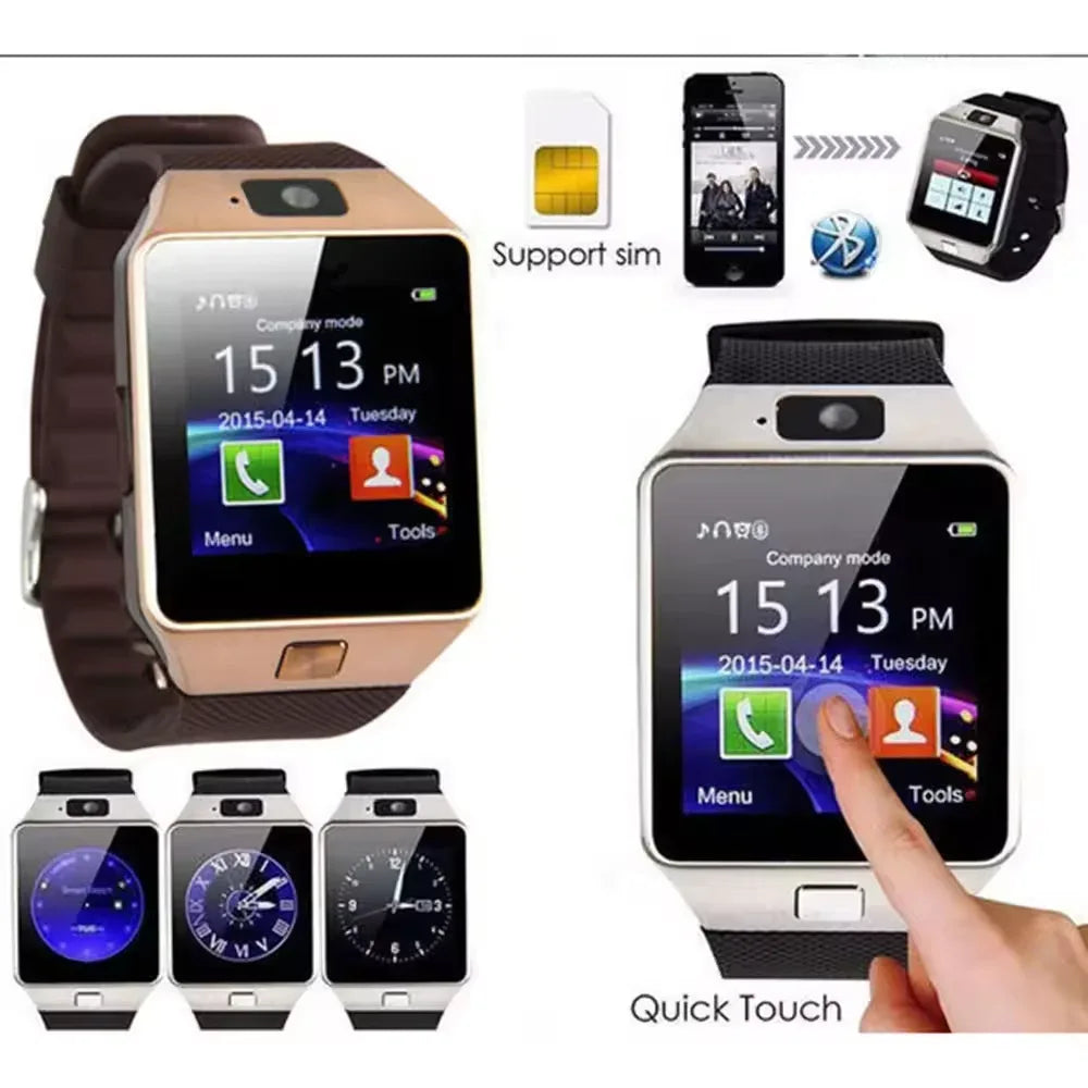 DZ09 Smartwatch with Camera - Silver, Black, Gold, White My Store