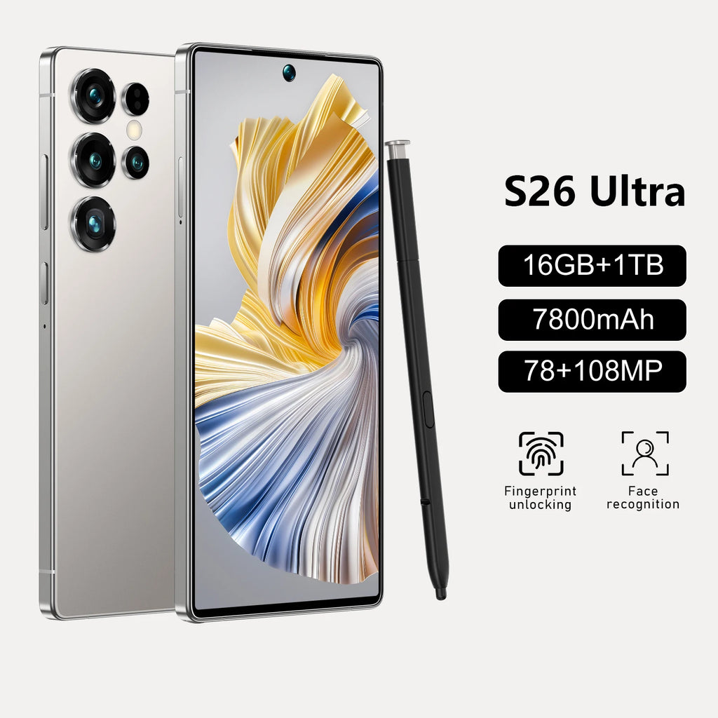 5G Smartphone with 7.3-inch HD Display, 1TB Storage, and 16GB RAM Tidesmit