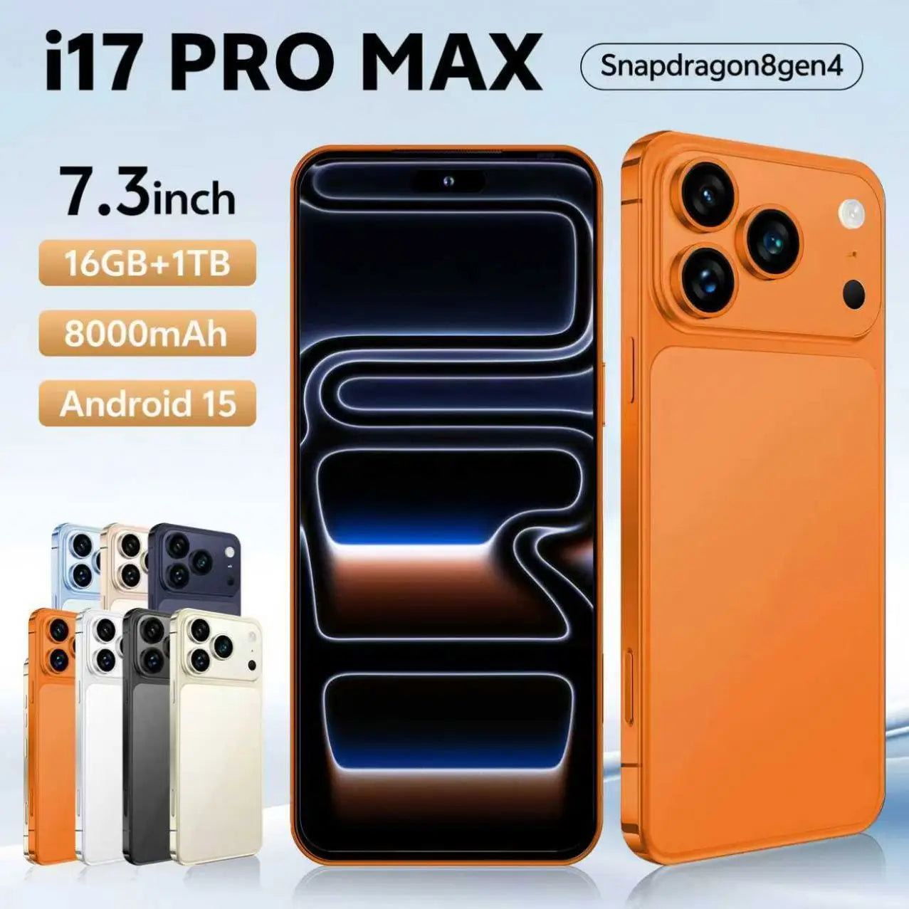 5G Smartphone 1TB 16GB RAM Unlocked Dual SIM - Tidesmit Essential Series Tidesmit