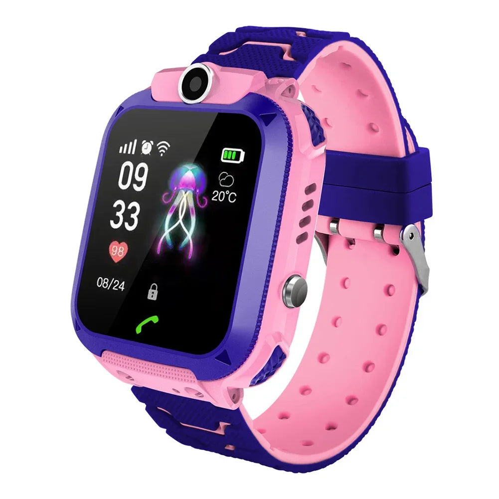 Q12 Kids GPS Smartwatch - Waterproof Fitness Tracker with SOS Call (Pink) My Store