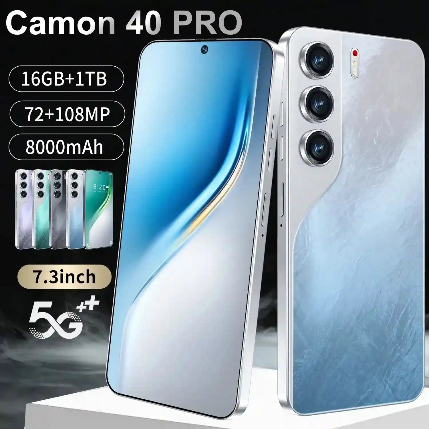 Camon 40 Pro 5G Smartphone 16GB RAM 1TB Storage - High Performance Tidesmit