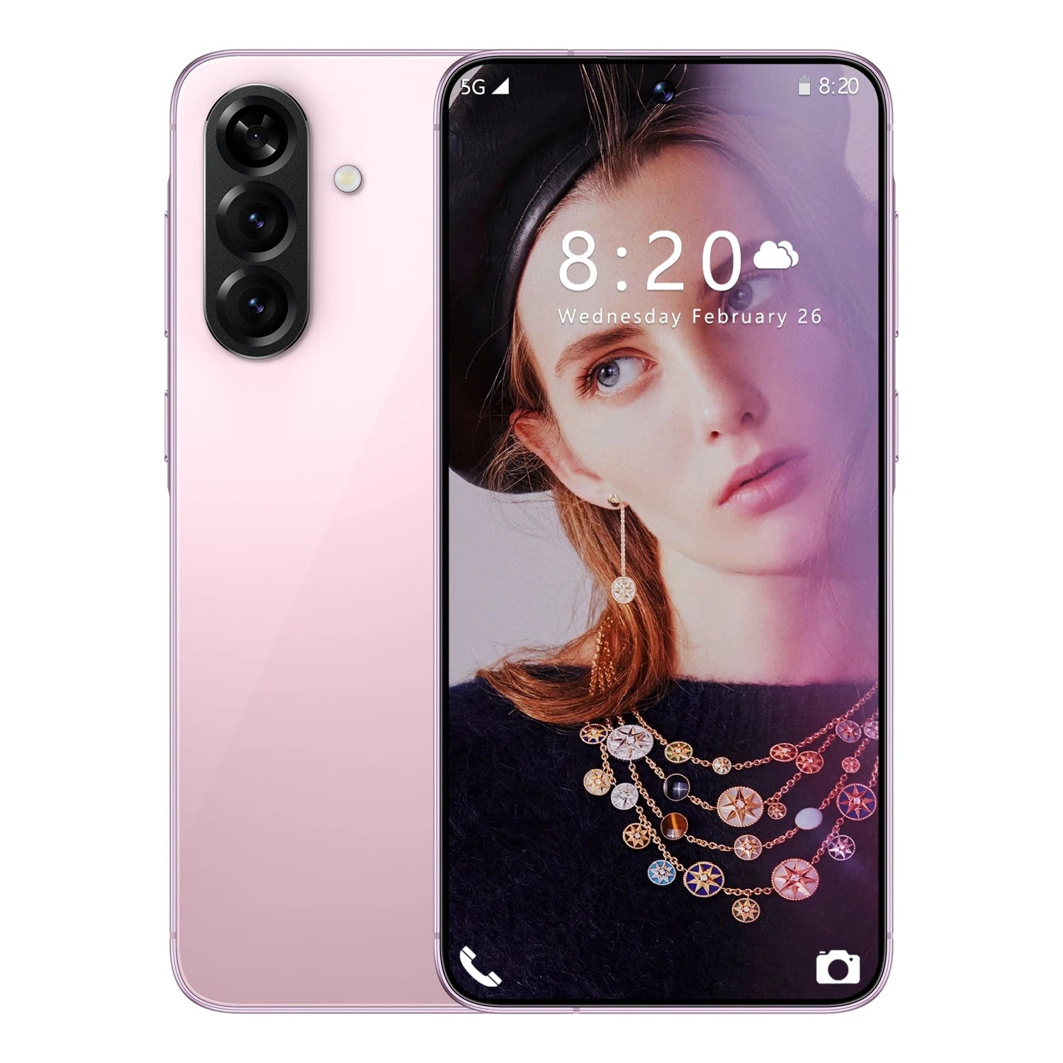 A56 Pro 5G smartphone with 7.3-inch HD display, 16GB RAM, 1TB storage, and 108MP camera, gallery view 7