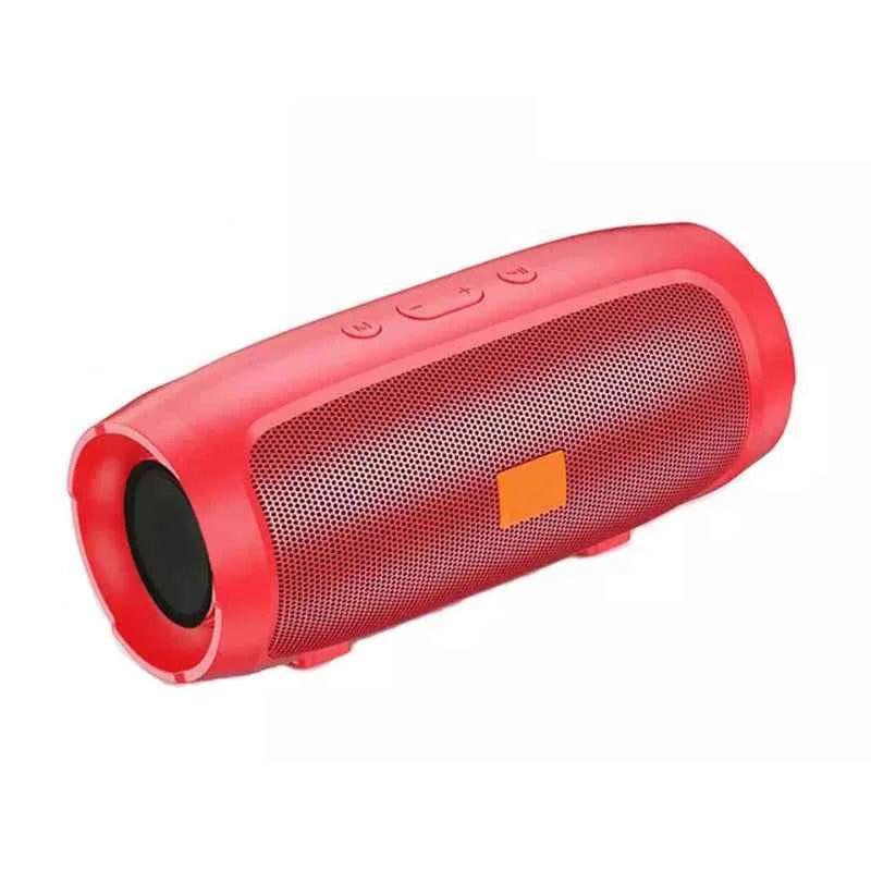 Portable Bluetooth Speaker | Waterproof Wireless Audio with Bass Boost Red Universal My Store