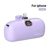 Magnetic Portable Charger 5000mAh - Fast Charging Power Bank 5000mAh Purple for IOS Tidesmit