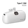 Magnetic Portable Charger 5000mAh - Fast Charging Power Bank 5000mAh White for Type-C Tidesmit