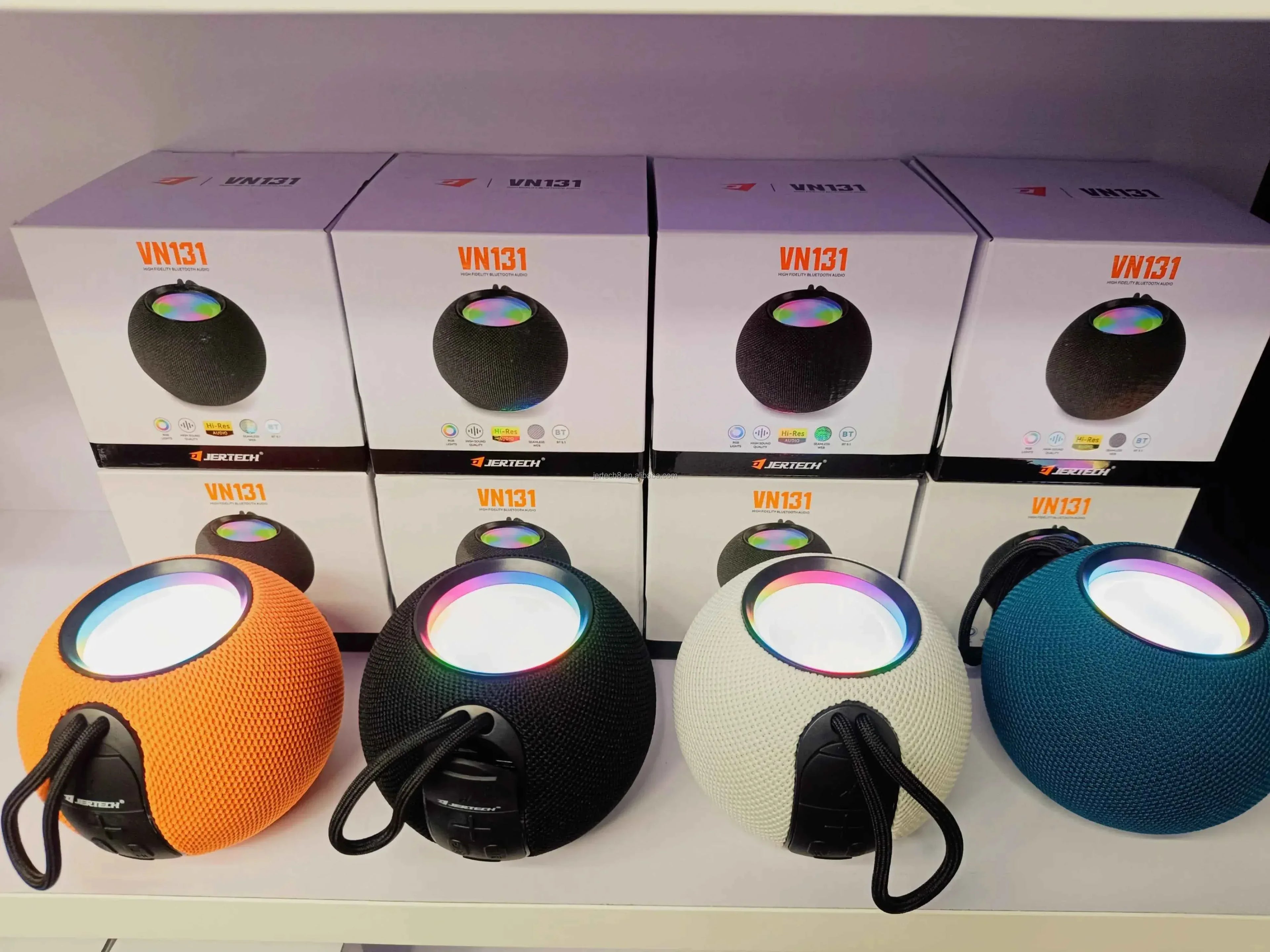 Portable Bluetooth Speaker with RGB Light & Waterproof Design My Store