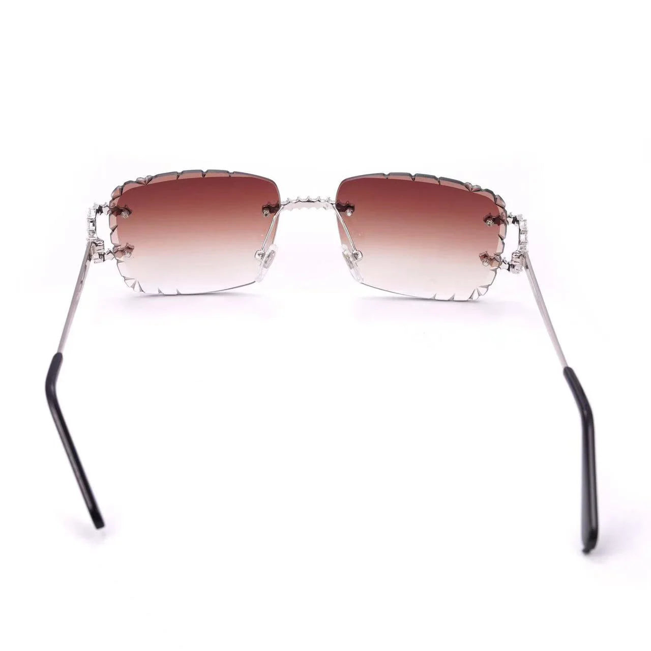 925 Silver D-Color Moissanite Diamond High-End Trendy Glasses Luxury Street Photography Punk Hiphop Fashion Men Women Sunglasses