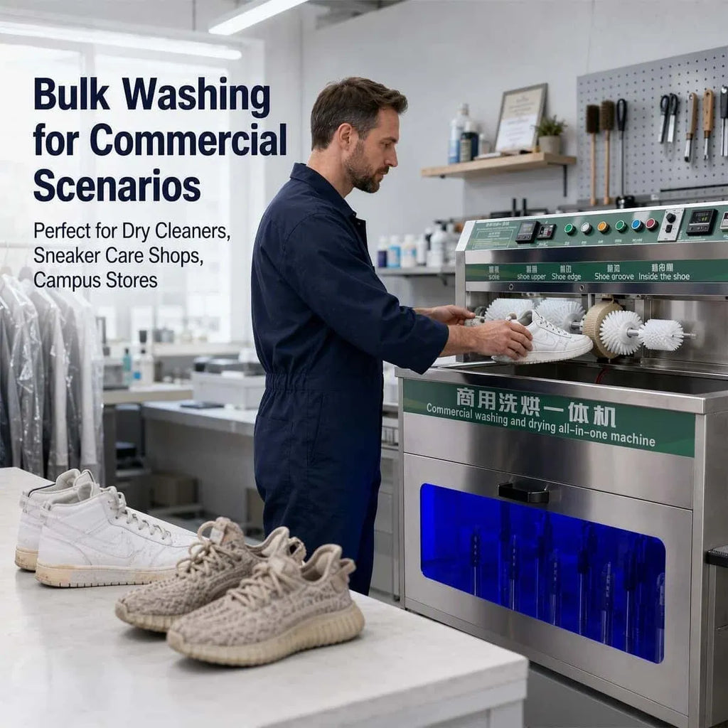 Multi-functional Intelligent Automatic Sneaker Cleaning Machine Commercial Shoe Washing Machine for Laundry