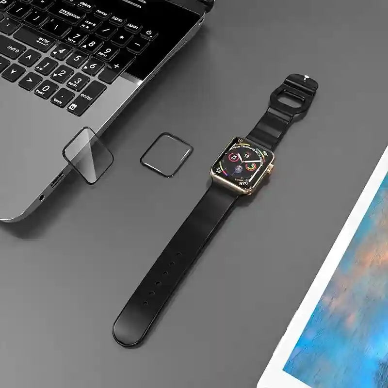 Apple Watch Tempered Glass Screen Protector - Anti-Scratch HD Clarity Tidesmit