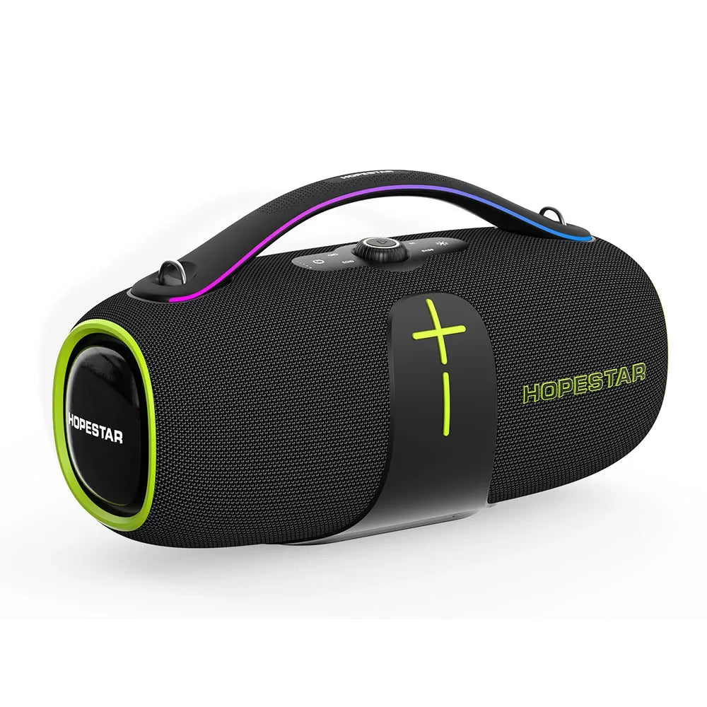 Portable Bluetooth Speaker 400W Waterproof IPX6 TWS Wireless Audio Black My Store