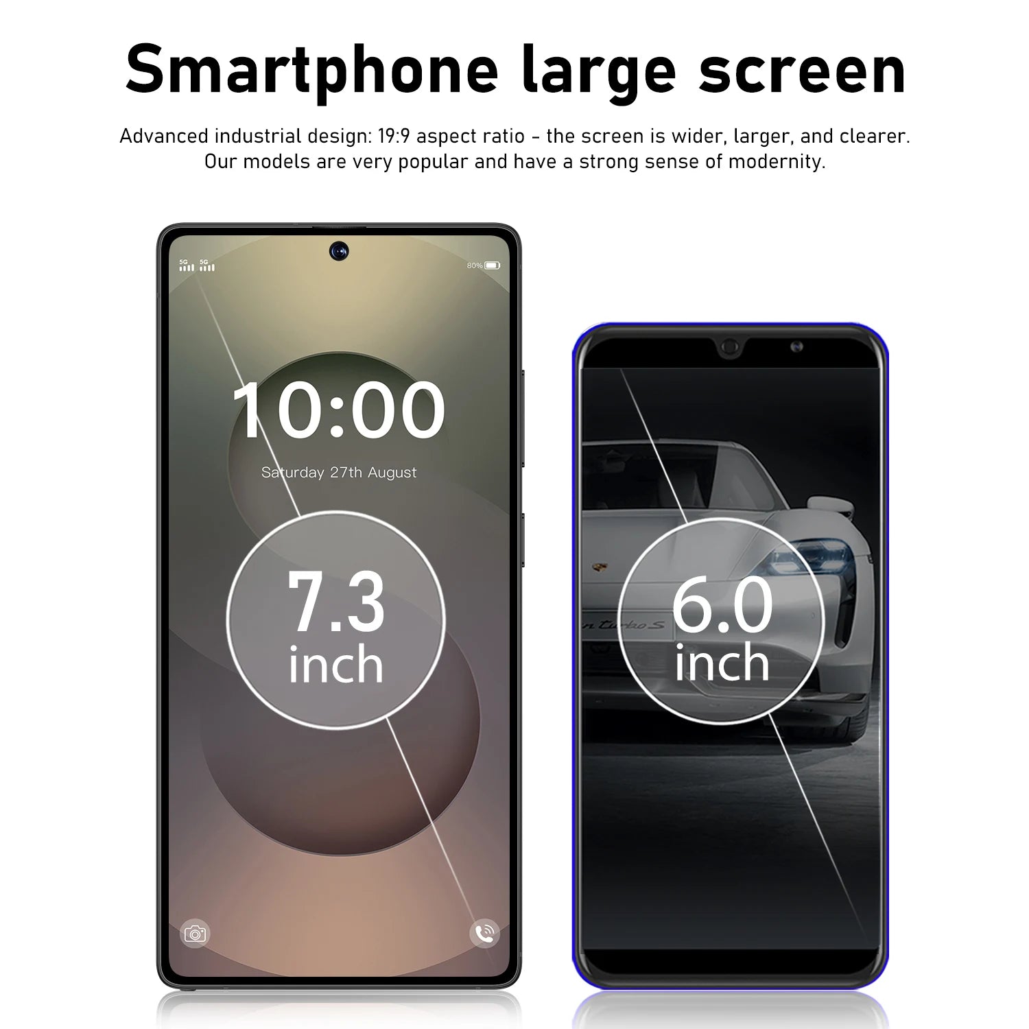 Tidesmit S26 Ultra 7.3 inch Android 15 unlocked smartphone with 22GB RAM and 2TB storage for high performance