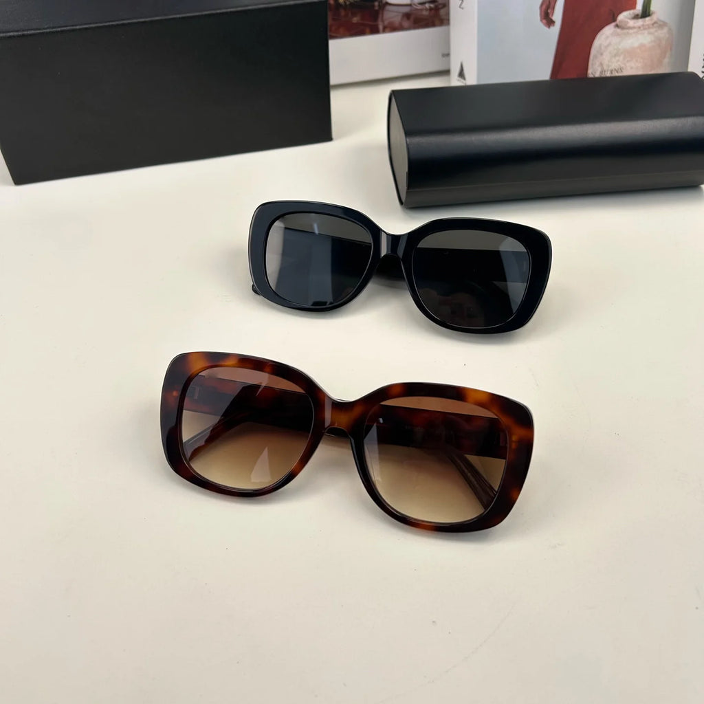 Trending Inspired Luxury High Quality Acetate Sunglasses Men Women Designer Shades Glasses UV400 Protection Banded Sunglasses