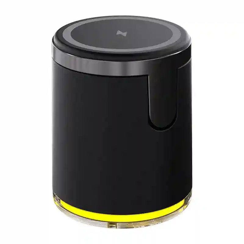 4-in-1 Fast Wireless Charger with LED Lamp - Qi Certified Station Tidesmit