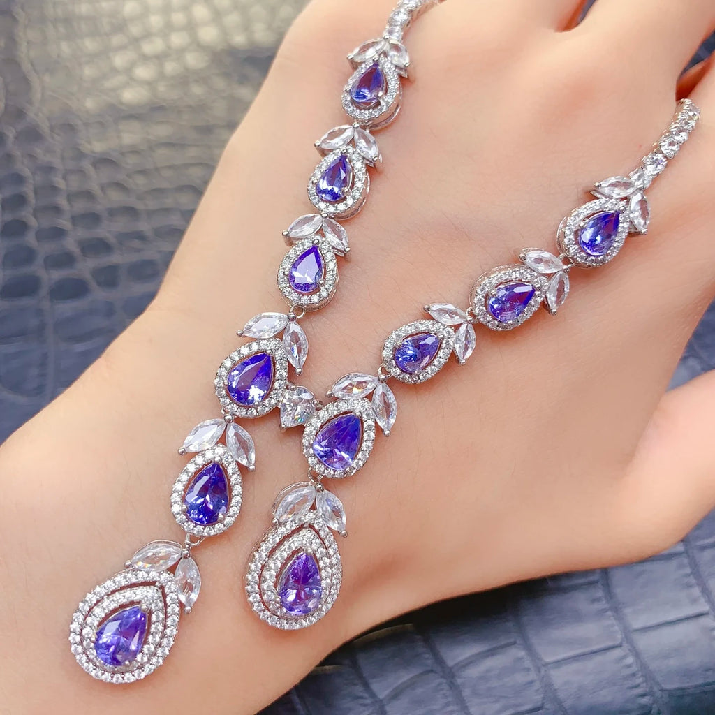 Seasonal Collection 925 Sterling Silver Natural Gemstone Necklace Rotating Catalog Fine Jewelry Supply