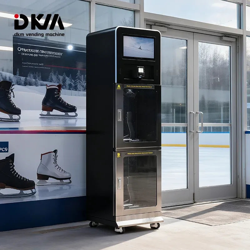 DKM Automated Ozone Dryer Shoes Wash Sanitizing Disinfecting Cleaner Shoe Cleaning Vending Machine