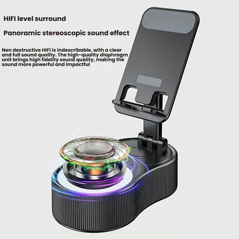Portable Charger with Bluetooth Speaker and Phone Holder - Tidesmit Tidesmit