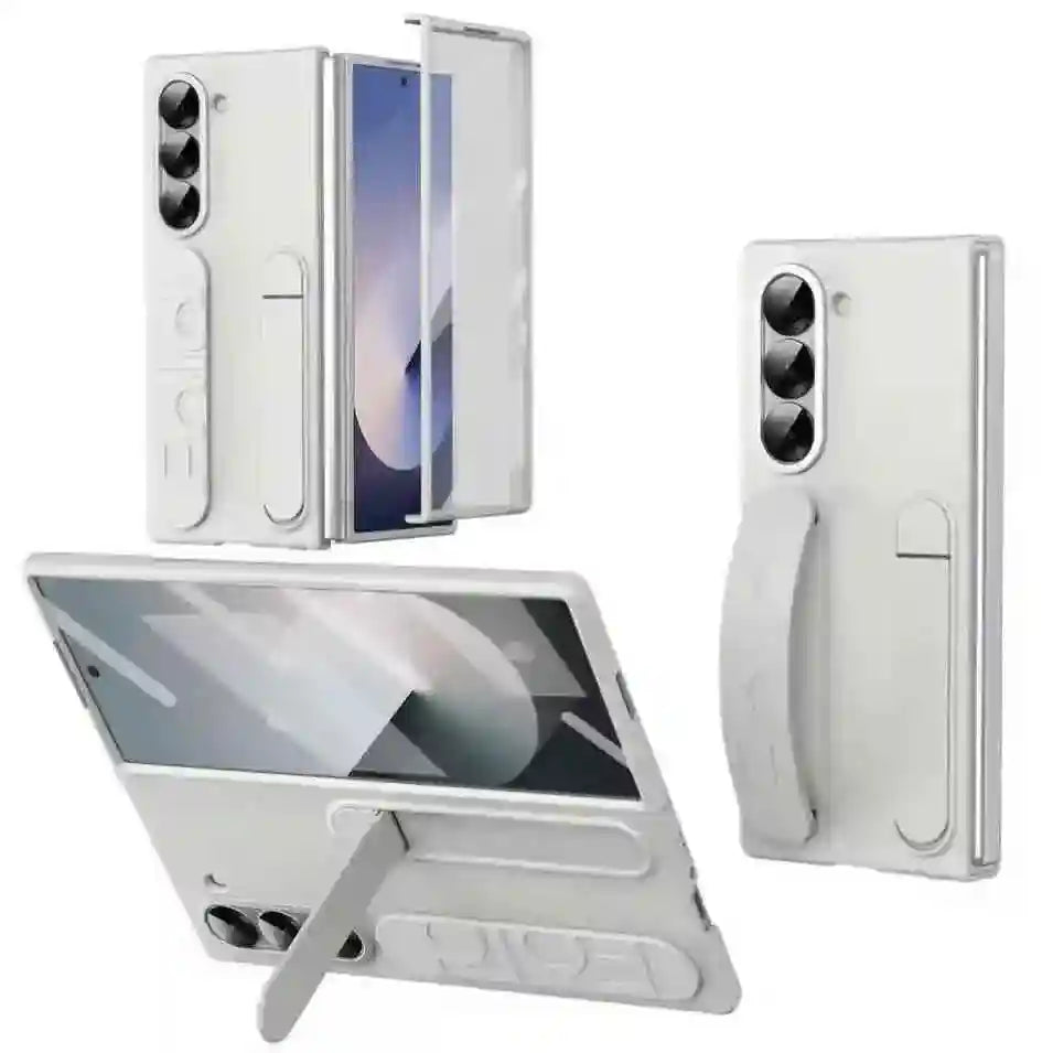 Galaxy Z Fold 6 Case with Tempered Glass Screen Protector - Shockproof Transparent OPP Bag Tidesmit