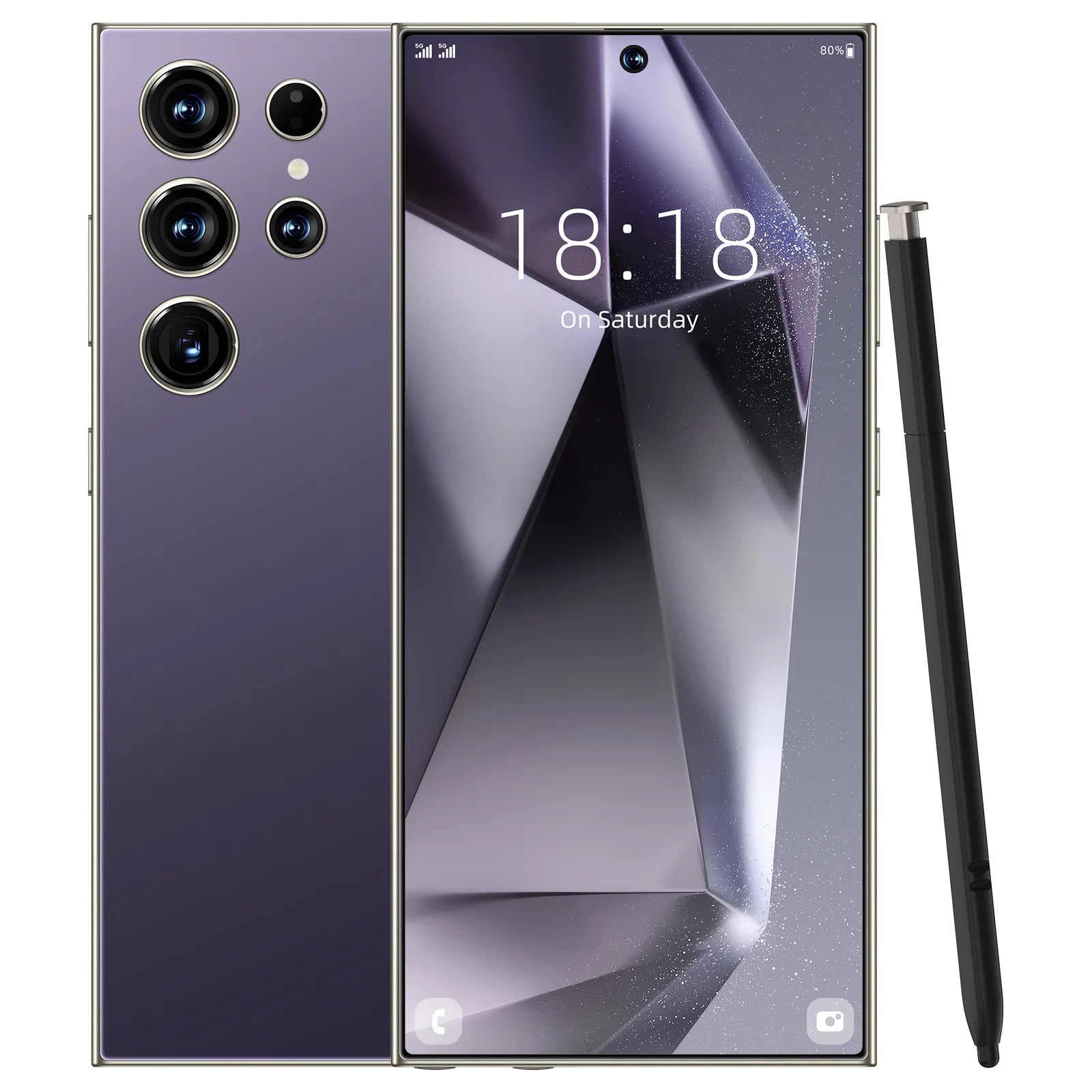 New 2027 S25 Ultra Smart Android 15 Smartphone HD Dual SIM 7800mAh LTE Spanish Operating Language 4K Mobile Phone