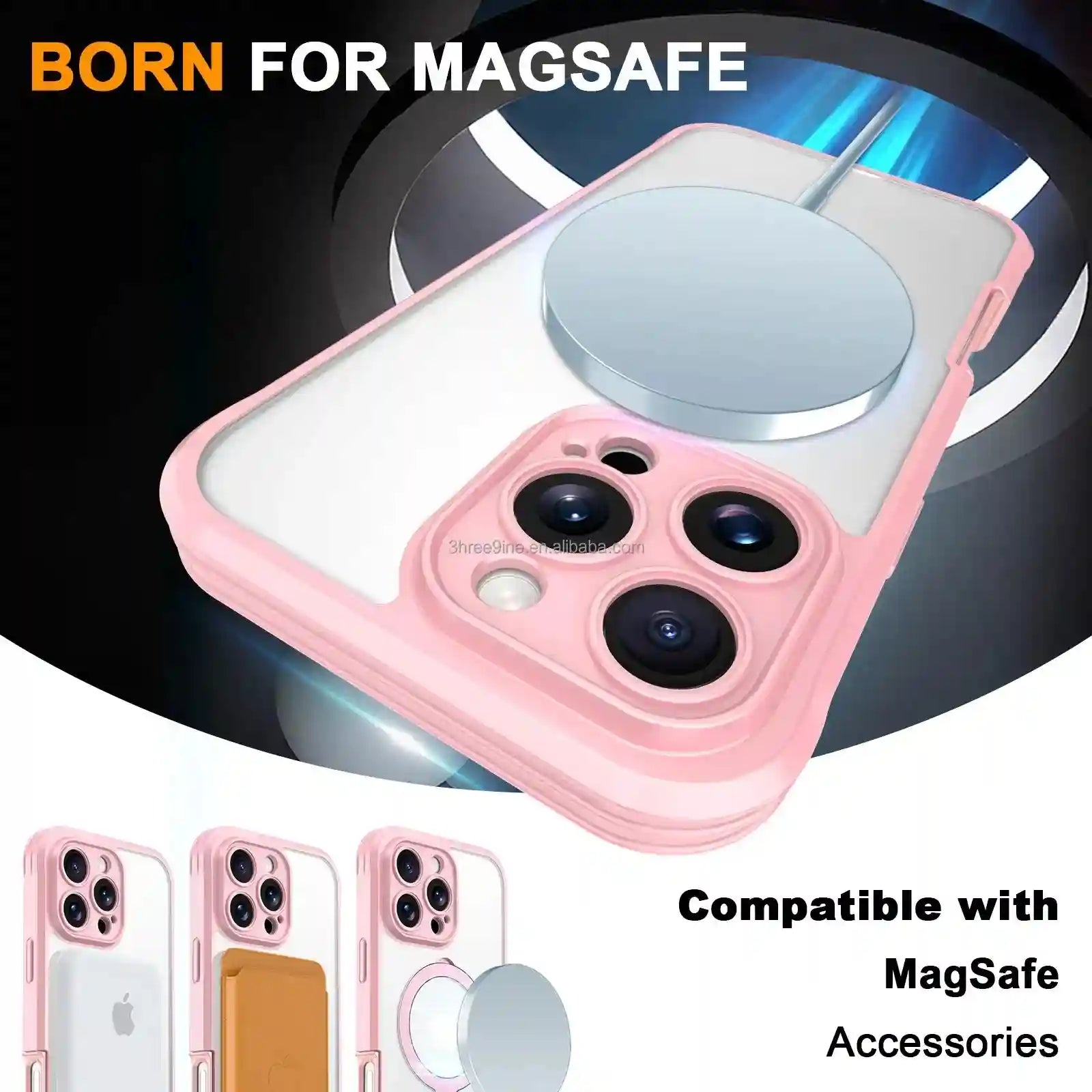 Magnetic Phone Ring Holder for iPhone 16 Pro Gray - Secure Grip Accessory Tidesmit