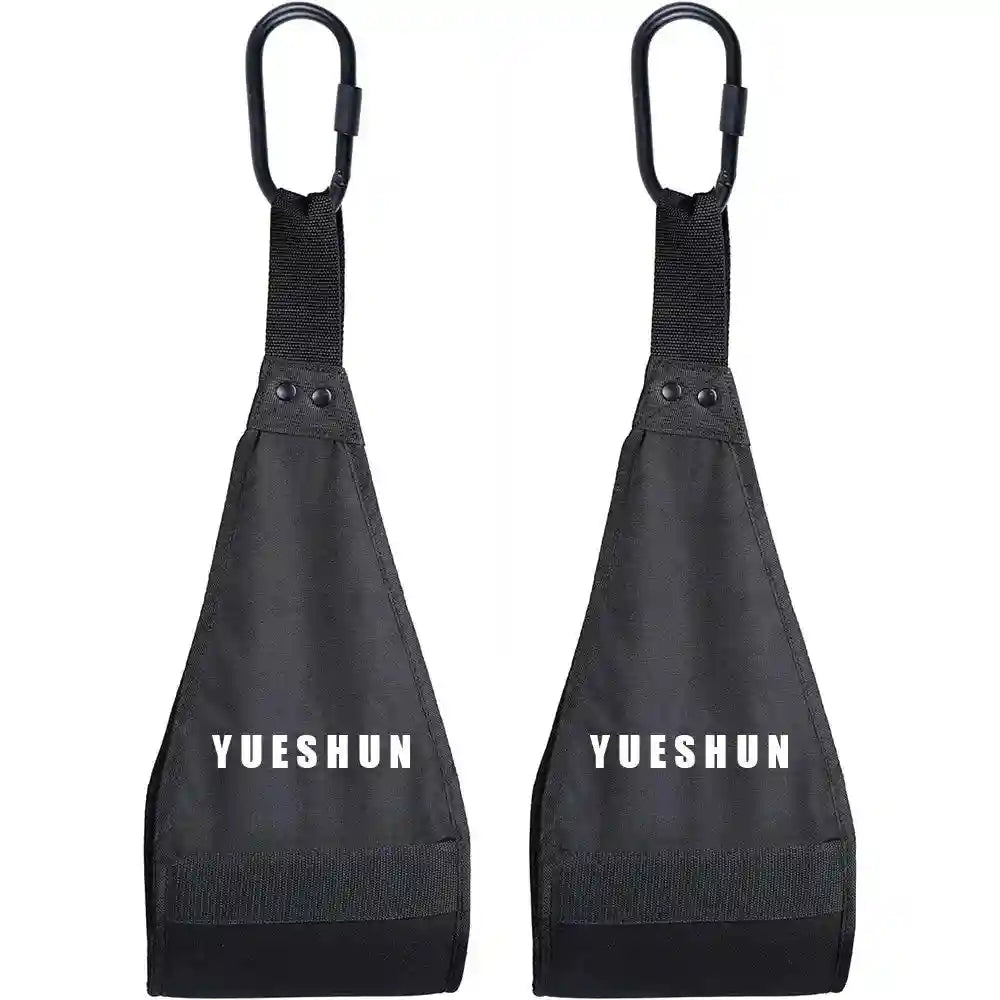 Ab Straps for Hanging Leg Raises - Padded Professional Core Support Tidesmit