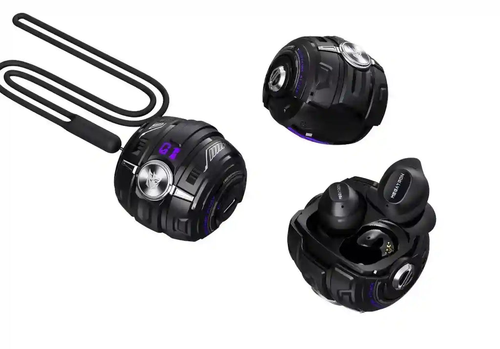 Mecha Gaming Earbuds TWS Metal Design | 30H Play | Tidesmit Tidesmit