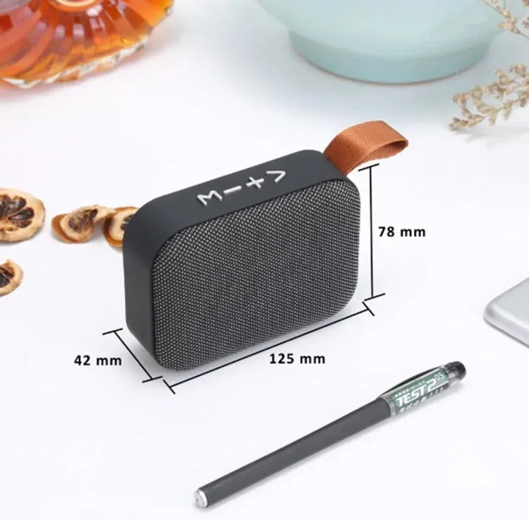 Portable Bluetooth Speaker | Wireless Audio with Deep Bass | Black Plastic My Store