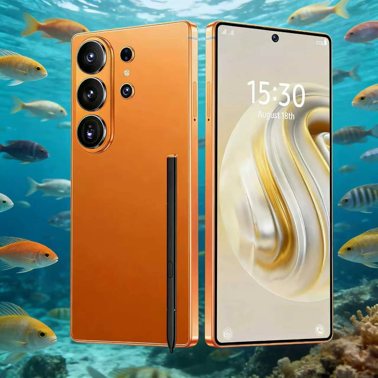 22GB+2TB S26 ULTRA 7.7inch Smart Mobile Phone Unlocked 108MP Camera Big Screen Global 5G Gaming Android 15 S26 ULTRA Cell Phones
