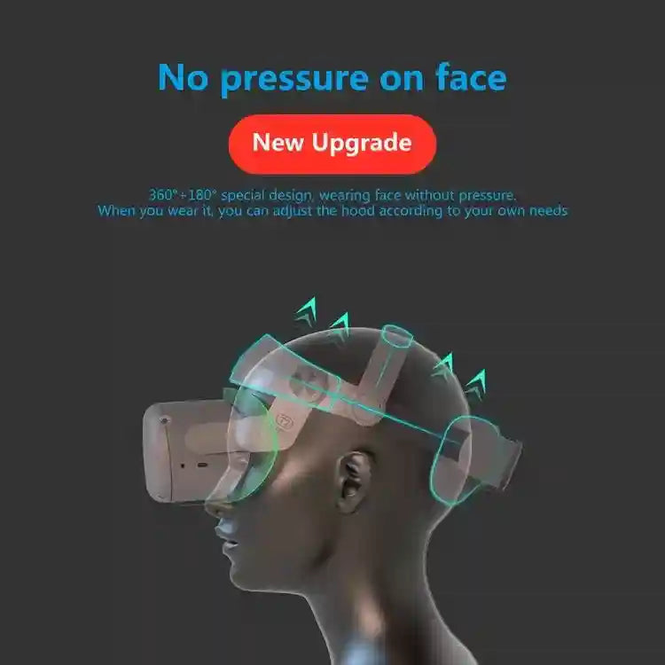 Adjustable VR Headset Headband for Meta Quest 2 Comfort Strap Tidesmit