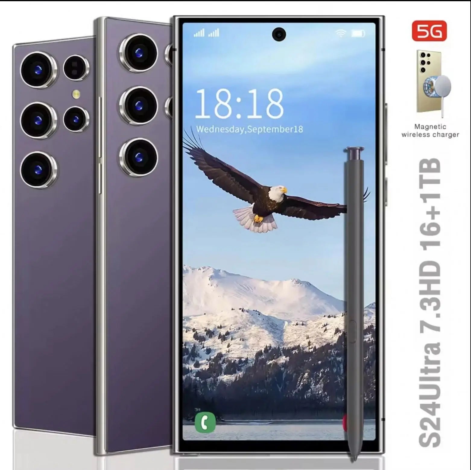 Samsung Galaxy S24 Ultra 5G 1TB 16GB RAM Purple - High-Performance Phone Tidesmit