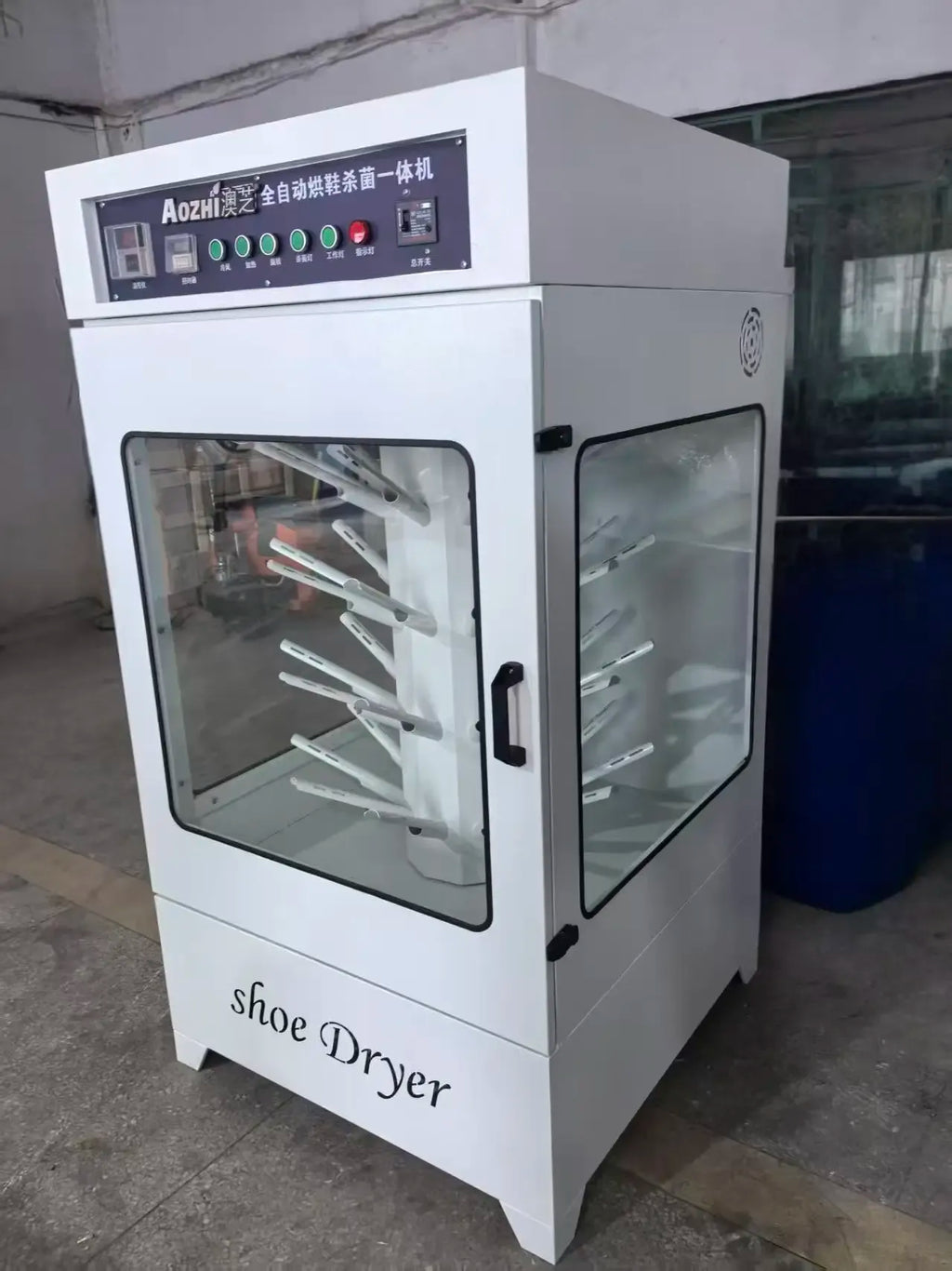 Commercial Large-Scale Dedicated Shoe Washer Dual Tanks and 20-pair Shoe Dryer  for Professional Shoe Stores Laundry Hotel