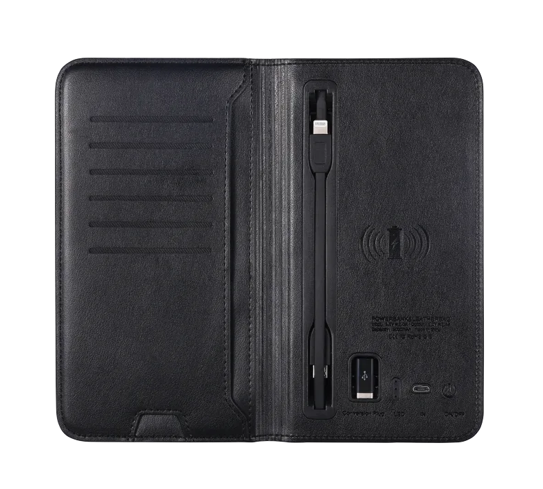 Tidesmit Wireless Charging Power Bank Wallet with Card Holder Tidesmit