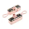 5000mAh Portable Fast Charging Power Bank with LED Display 5000mAh Pink(phone Plug) Tidesmit