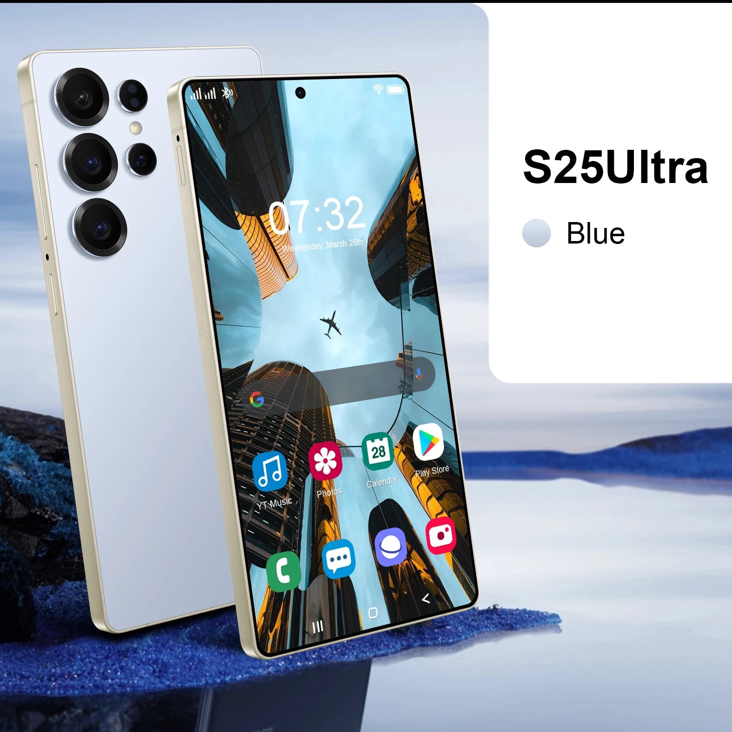 5G Smartphone 7.3Inch AMOLED, 16GB RAM, 1TB Storage - Tidesmit Essential Blue 16g 1TB Tidesmit
