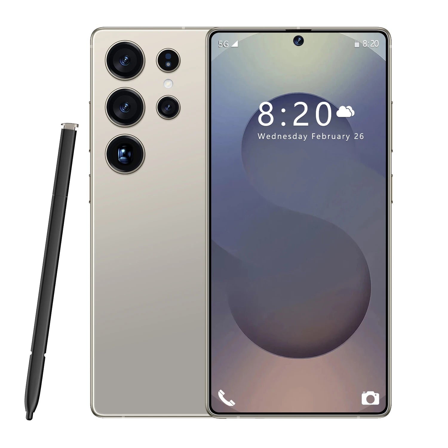 Android 16 5G Smartphone - 7.3 Inch AMOLED Display 16GB RAM 1TB Storage Gray 16g Tidesmit