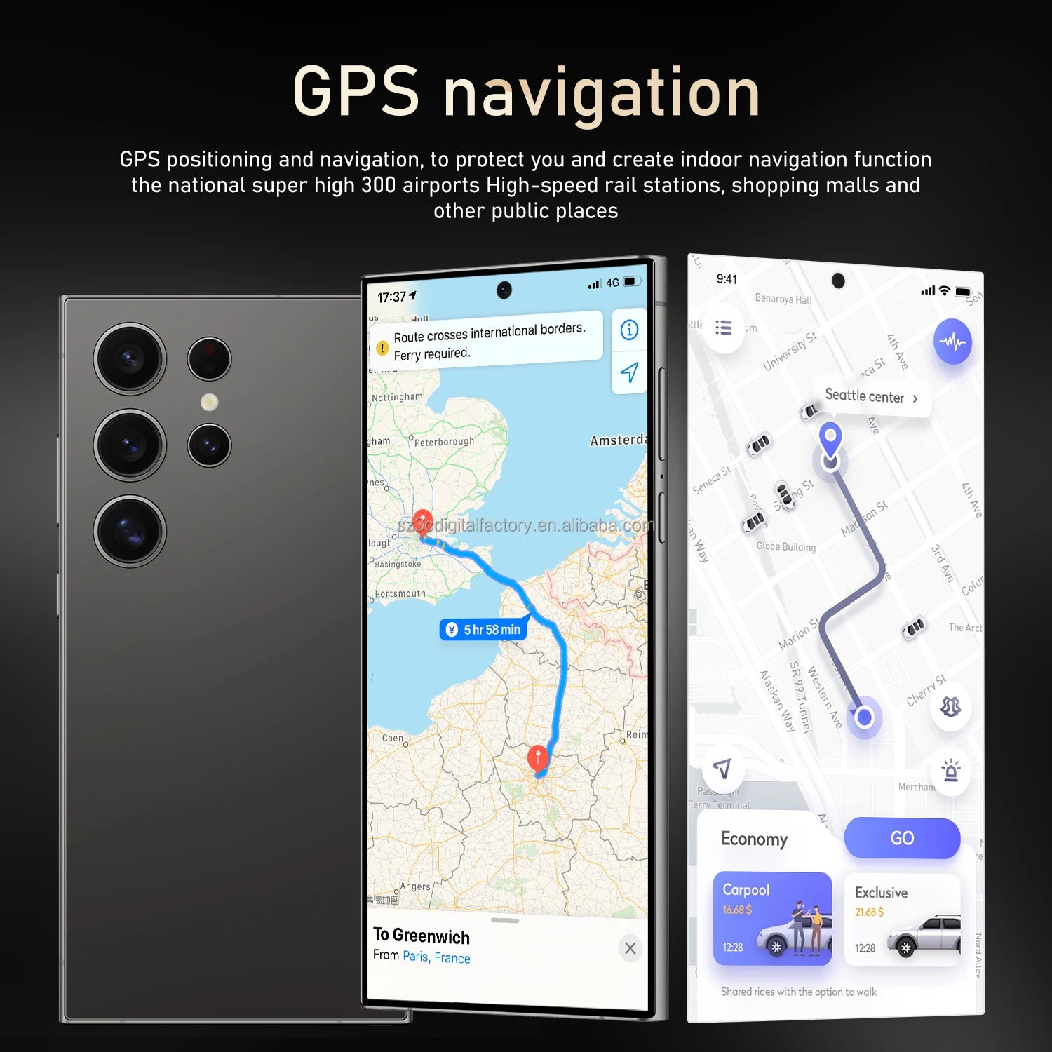 S25 Ultra 5G Smartphone 48+108MP Dual Sim Phone 16GB+1TB Deca Core CPU Smart Gaming Cellphone Global Version Mobile Phones