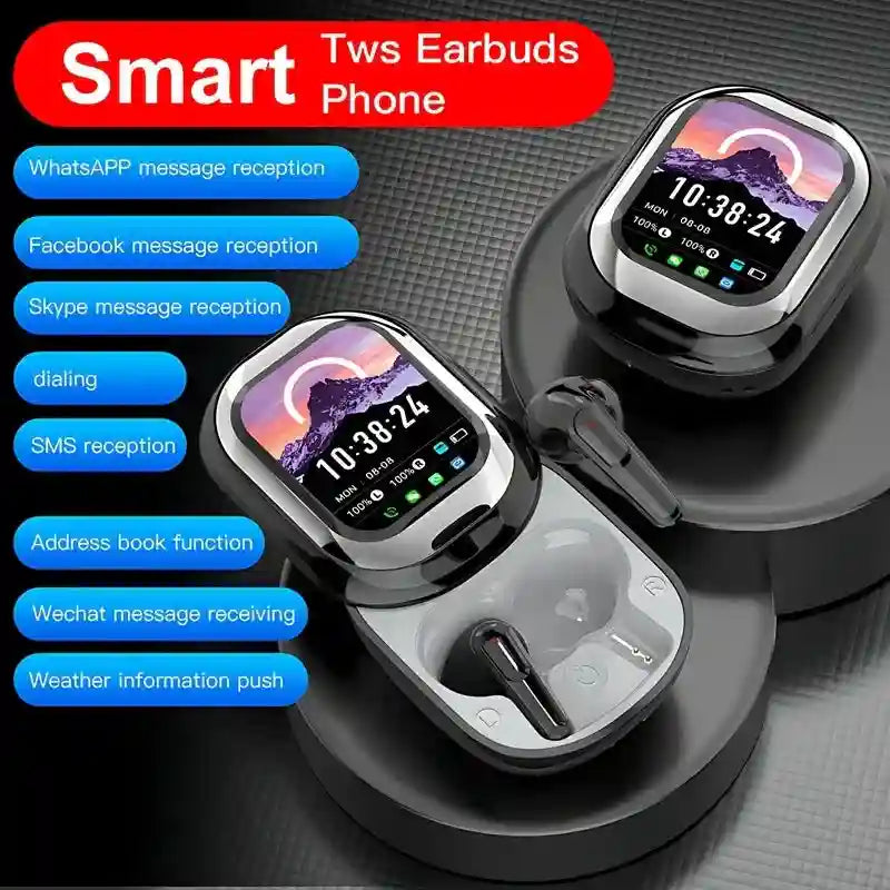 Wireless Earbuds with LCD Touch Screen SE-ONE by Tidesmit Tidesmit