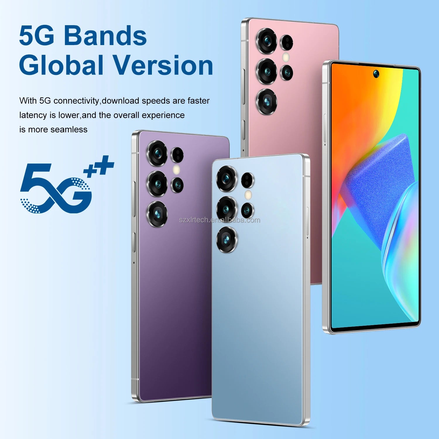 Tidesmit 5G Smartphone, 1TB Storage, 22GB RAM, AMOLED Display - Black Tidesmit