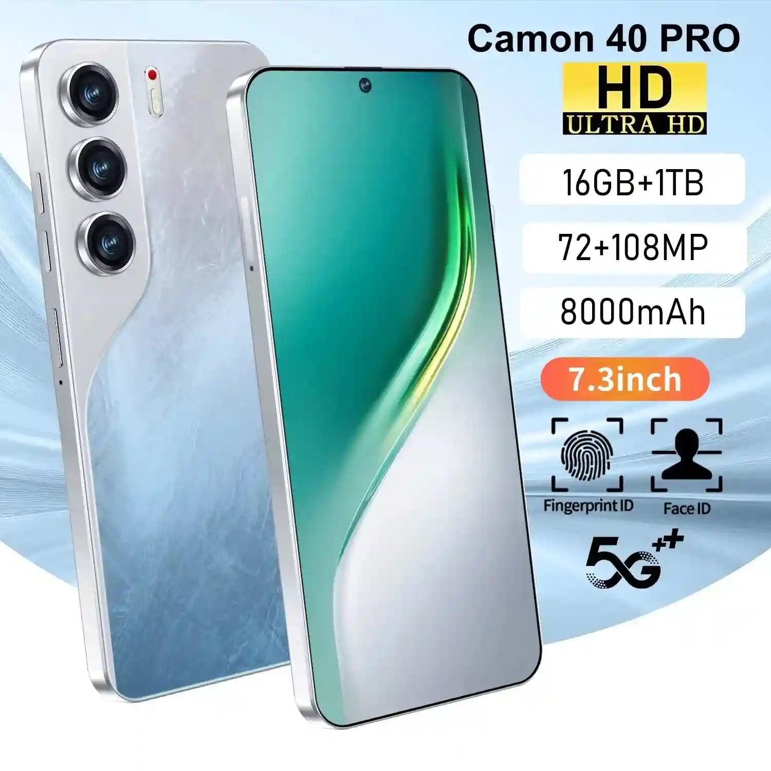 Camon 40 Pro 5G Smartphone 16GB RAM 1TB Storage - Android 14 Tidesmit