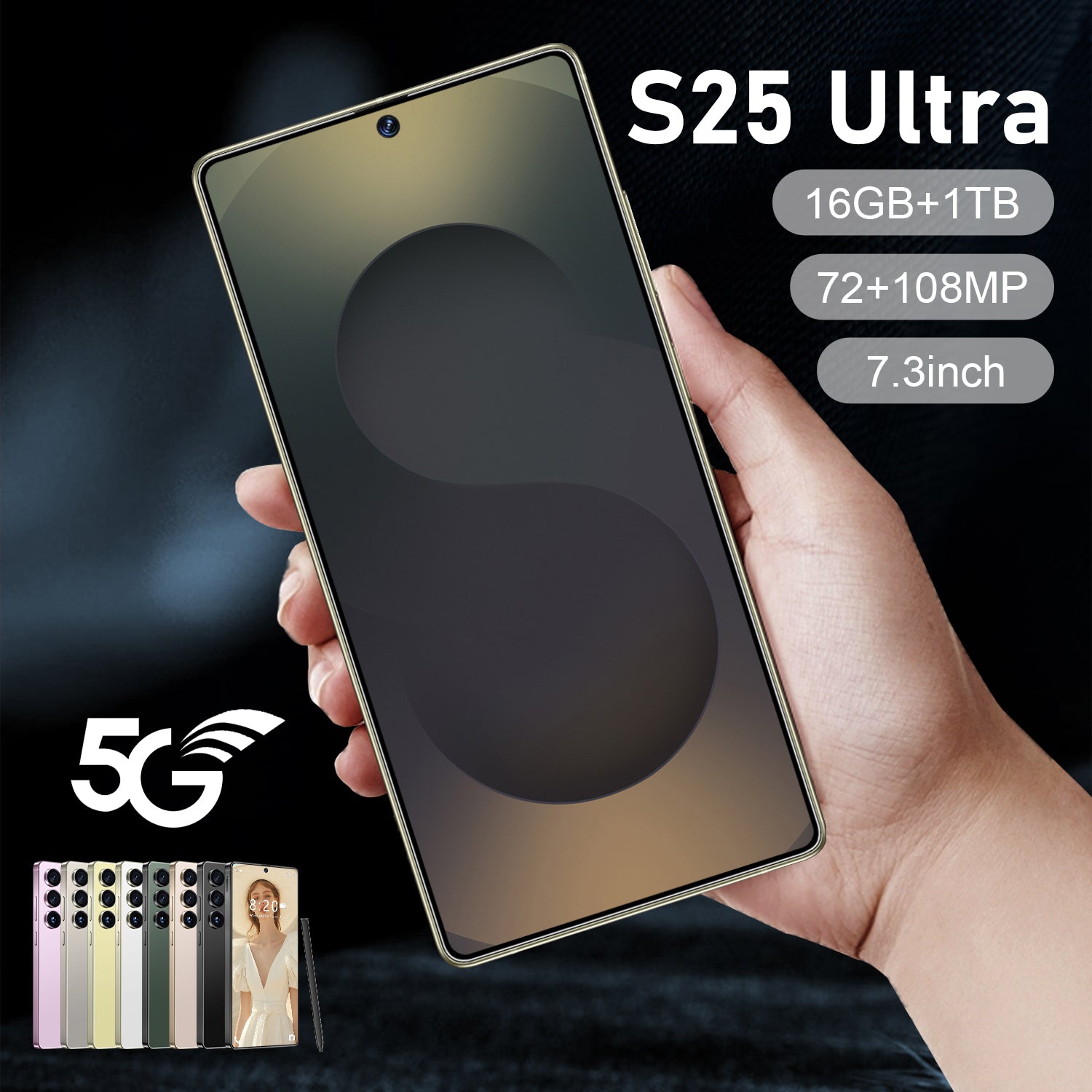 New 2025 Samsung S25 Ultra 16GB RAM 1TB Storage Unlocked Android 15 Smartphone Global Version